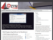 Tablet Screenshot of dzynsource.com